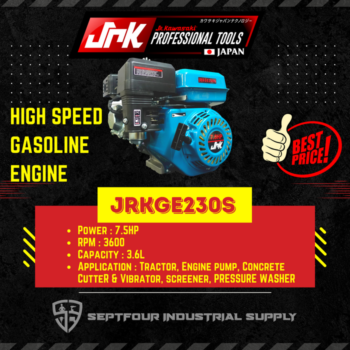 JRK Kawasaki High Speed Gasoline Engine JRKGE230S