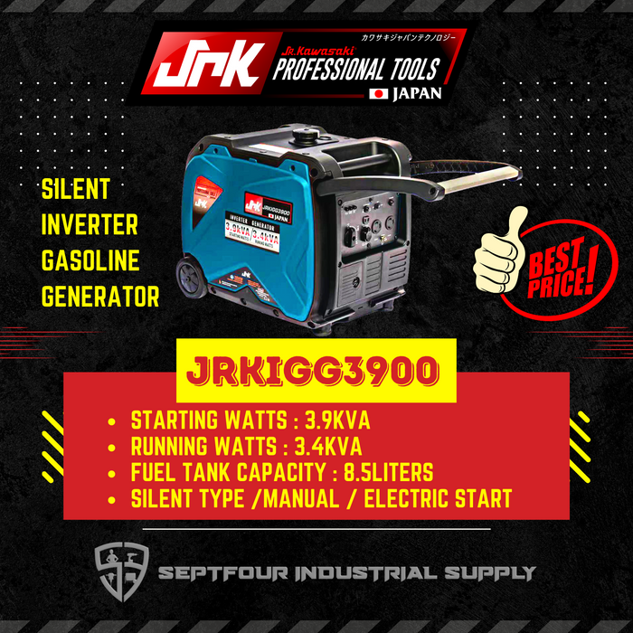 JRK Kawasaki Silent Inverter Gasoline Generator