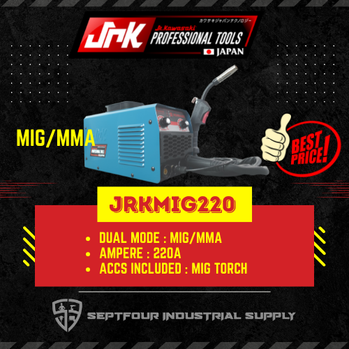 JRK Kawasaki MIG/MMA 220A Welding Machine JRKMIG220