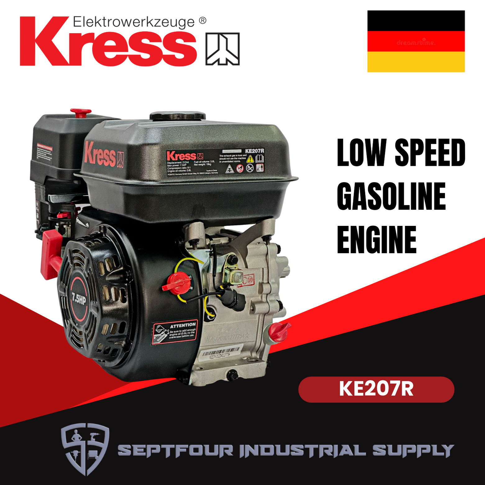 Kress Gasoline Engine Series — SEPTFOUR INDUSTRIAL SUPPLY