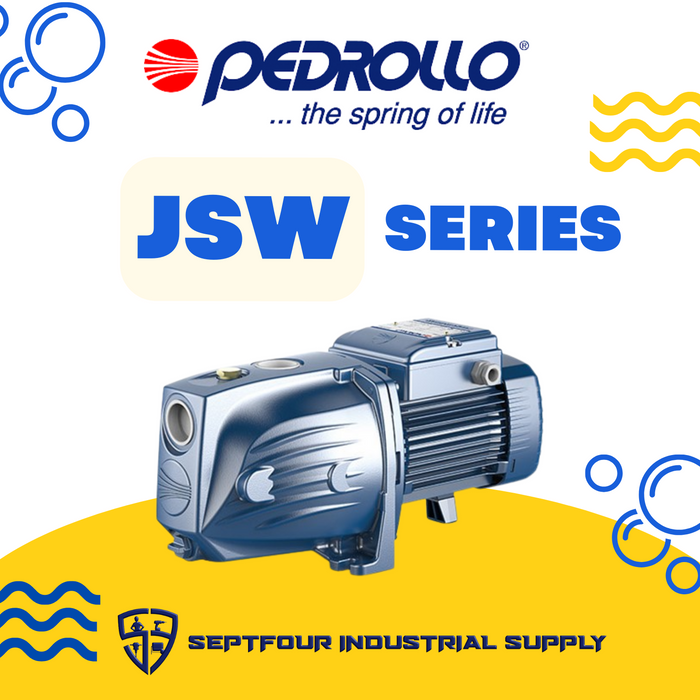 Selbstansaugende Jet-Pumpe Pedrollo JSW 1X, bis 0,55 kW mit Noryl