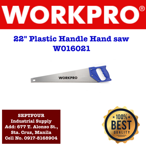 Workpro Hand Saw #W016021 - SEPTFOUR INDUSTRIAL SUPPLY