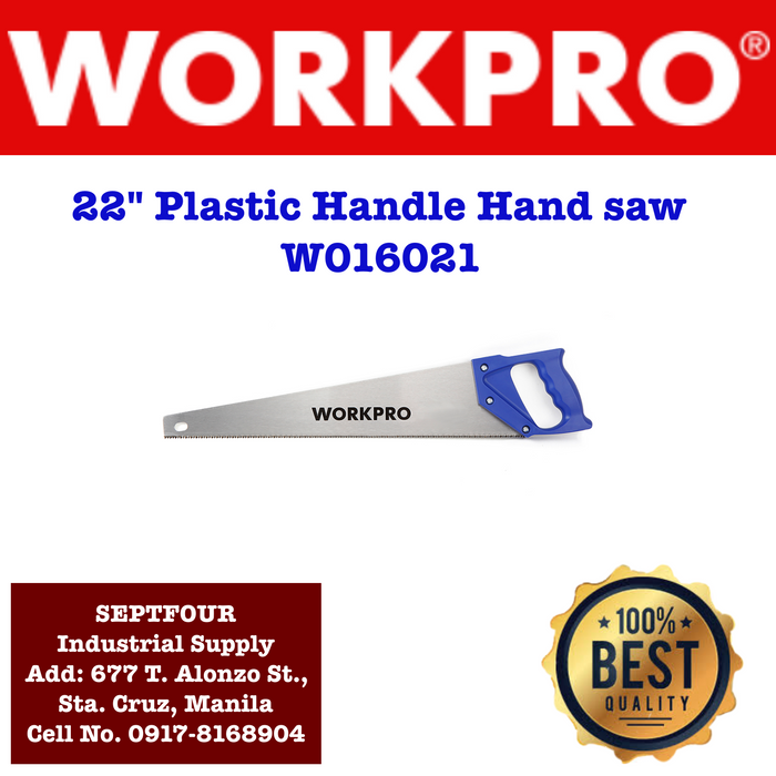 Workpro Hand Saw #W016021 - SEPTFOUR INDUSTRIAL SUPPLY