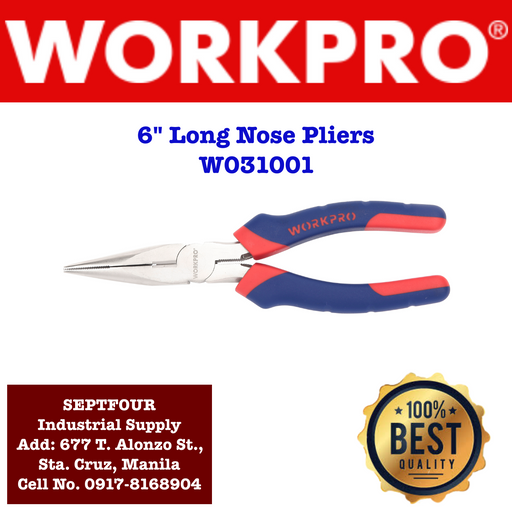 Workpro Long Nose Pliers - SEPTFOUR INDUSTRIAL SUPPLY