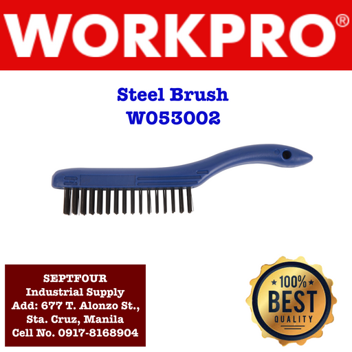 Workpro Steel Brush #W053002 - SEPTFOUR INDUSTRIAL SUPPLY