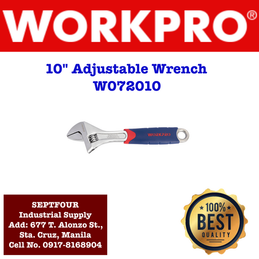Workpro Adjustable Wrench - SEPTFOUR INDUSTRIAL SUPPLY