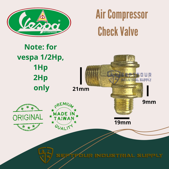 Vespa Air Compressor Check Valve